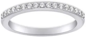0.40 ct Ladies Round Cut Diamond Wedding Band Ring in Platinum