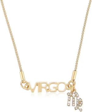 12 Constellation Zodiac Necklace for Women | 18K Gold Plated Adjustable Necklace | Jewelry Gift for Her, Birthday, Christmas