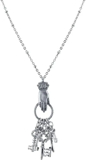 1928 Jewelry Multi Keys Charm Pendant Necklace For Women 28 Inches