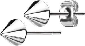 316L Surgical Steel Spike Stud Earrings for Women or Men (Choose color and size)
