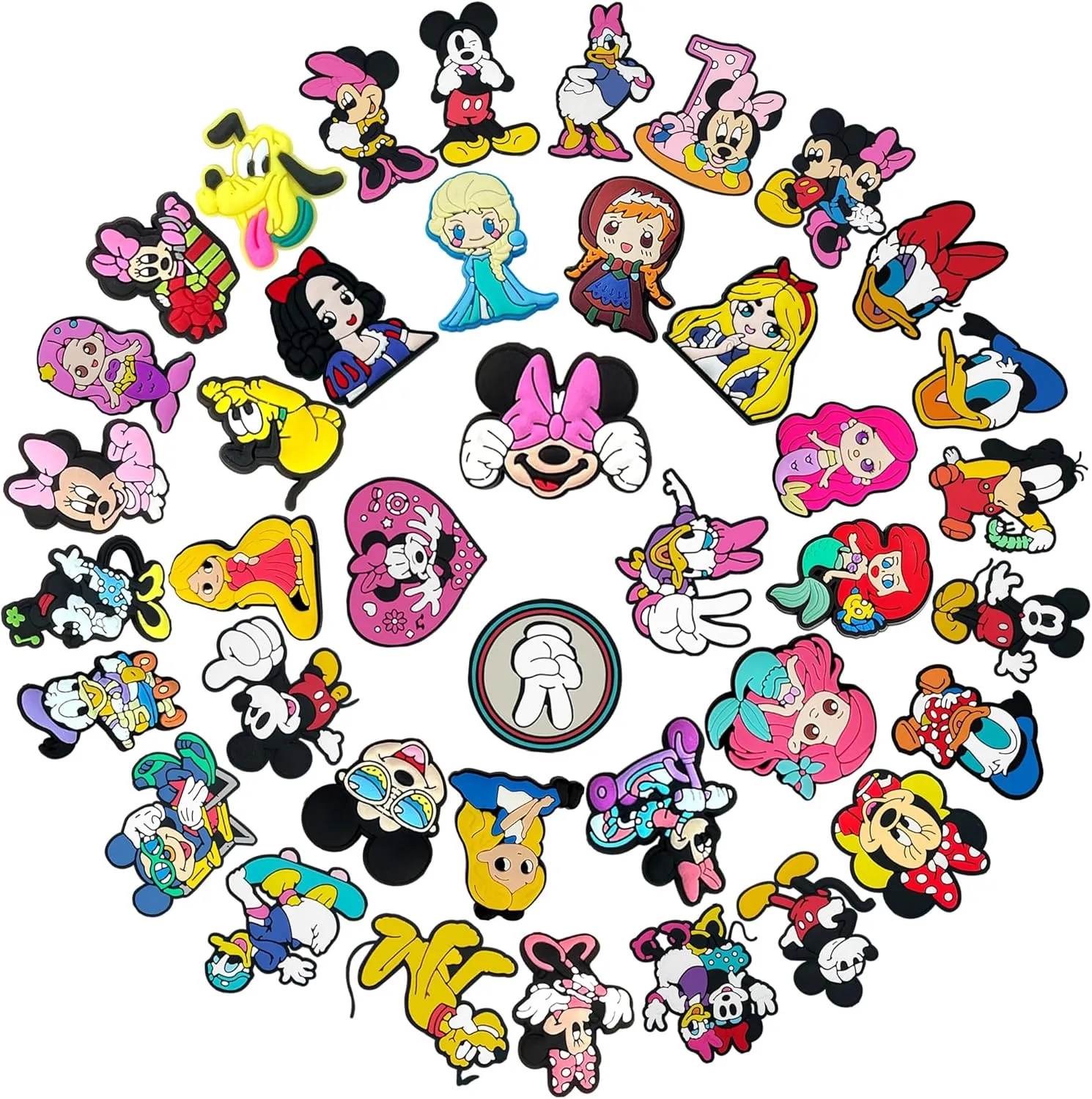 40 Pcs Shoe Charms for Kids Boys GirlsMouse Shoe Charms Decorations for Sandals Slides,Cartoon Shoes Decoration Clog Accessories Women Men Party Halloween Birthday Gifts