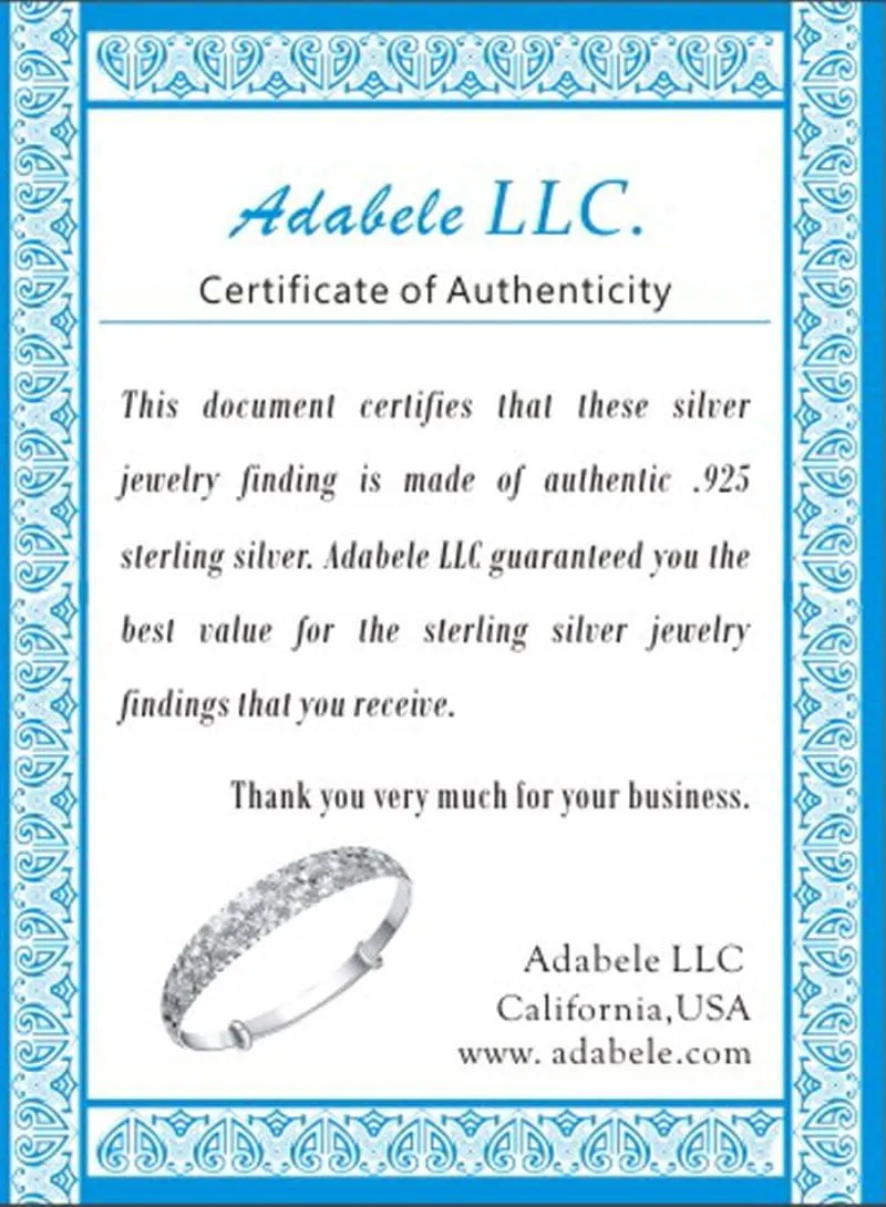 Adabele Authentic Sterling Silver Birthstone Stud Earrings 6mm/0.84 Carat Cubic Zirconia Diamond Gemstone Hypoallergenic Nickel Free Tarnish Resistant Women Men Fine Jewelry