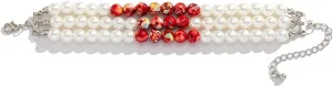 ALoveSoul Halloween Layered Pearls Victorian Style Gothic Blood Drops Tassel Collar Necklace/Bracelet/Earrings