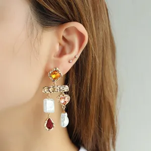 Baroque Pearls Stud Earrings Dangle Earrings Christmas Jewelry Gifts for Women