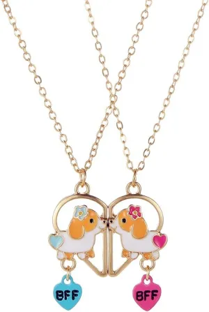 Best Friend Necklace Friendship Necklace Gifts Matching Magnetic BFF Necklace for 2 Girls