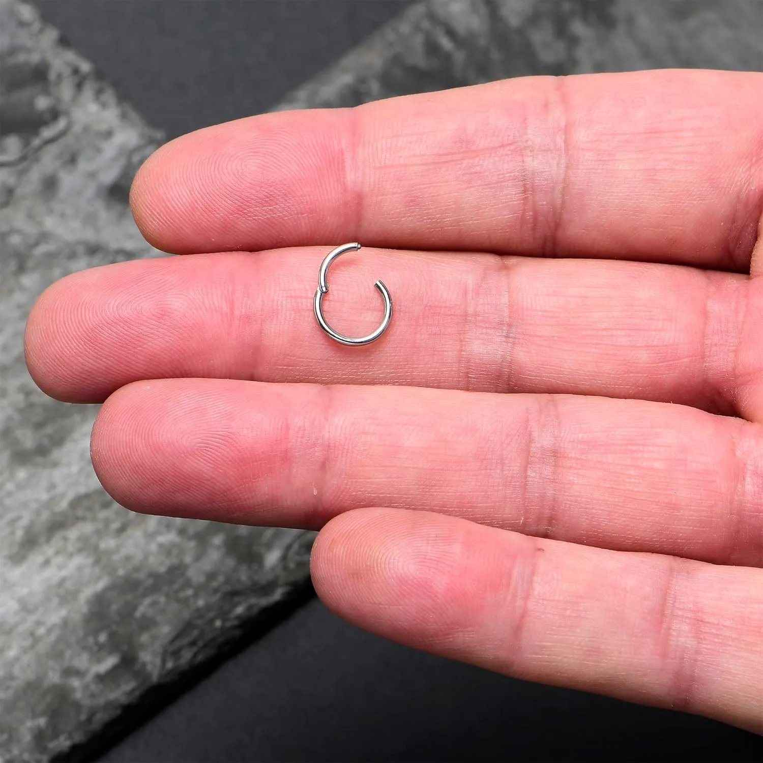 Body Candy Segment Hoop Nose Rings 16 Gauge 316l Surgical Steel Lip Ring Cartilage