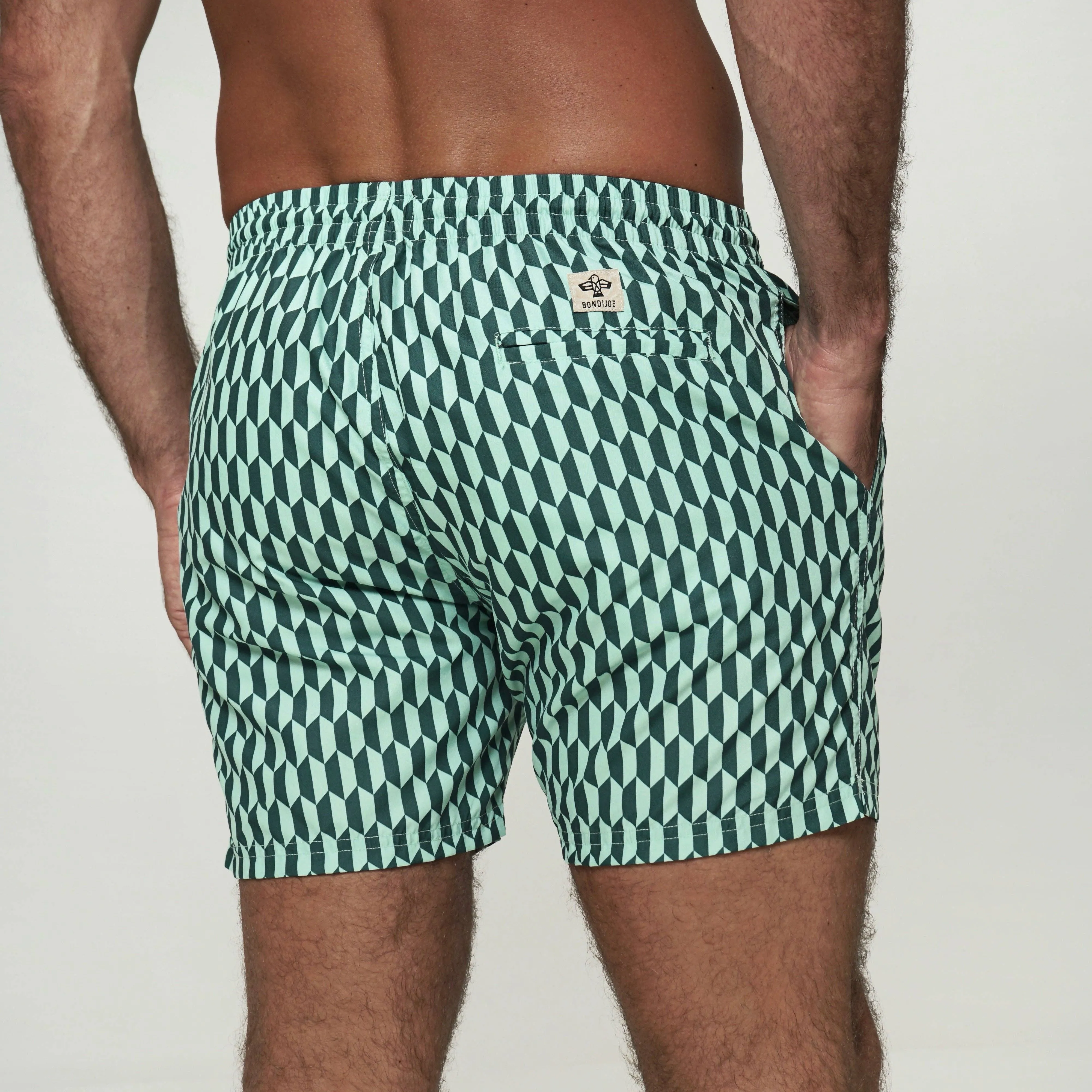 Bondi Joe Swimwear - Lamrock Mens Swim Trunks