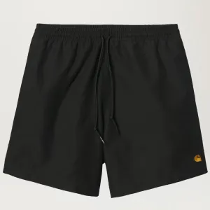Carhartt WIP Chase Swim Trunks (Black/Gold)