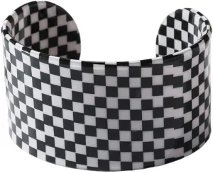 Colorful Transparent Opening Cuff Bangle Acrylic Geometric Bracelet for Women Irregular Pattern Bracelet Charm