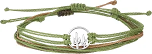 Cute Cactus Charm String Bracelets for Women - Adjustable Colorful Braided Handmade Beach Jewelry - Inspirational Gift for Girls, Men, Cactus Lovers