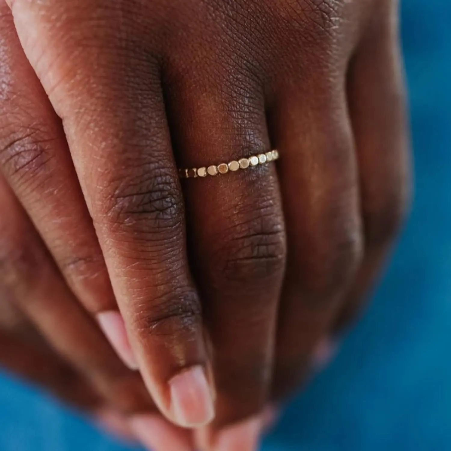Dainty14k Gold Filled Rings For Women & Girls Thin Stacking Ring | Non-Tarnish Simple & Minimalist Gold Ring | Gold Band | Trendy Gifts for Mom, Sister, Friend (6)