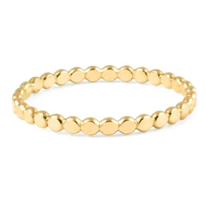 Dainty14k Gold Filled Rings For Women & Girls Thin Stacking Ring | Non-Tarnish Simple & Minimalist Gold Ring | Gold Band | Trendy Gifts for Mom, Sister, Friend (9)