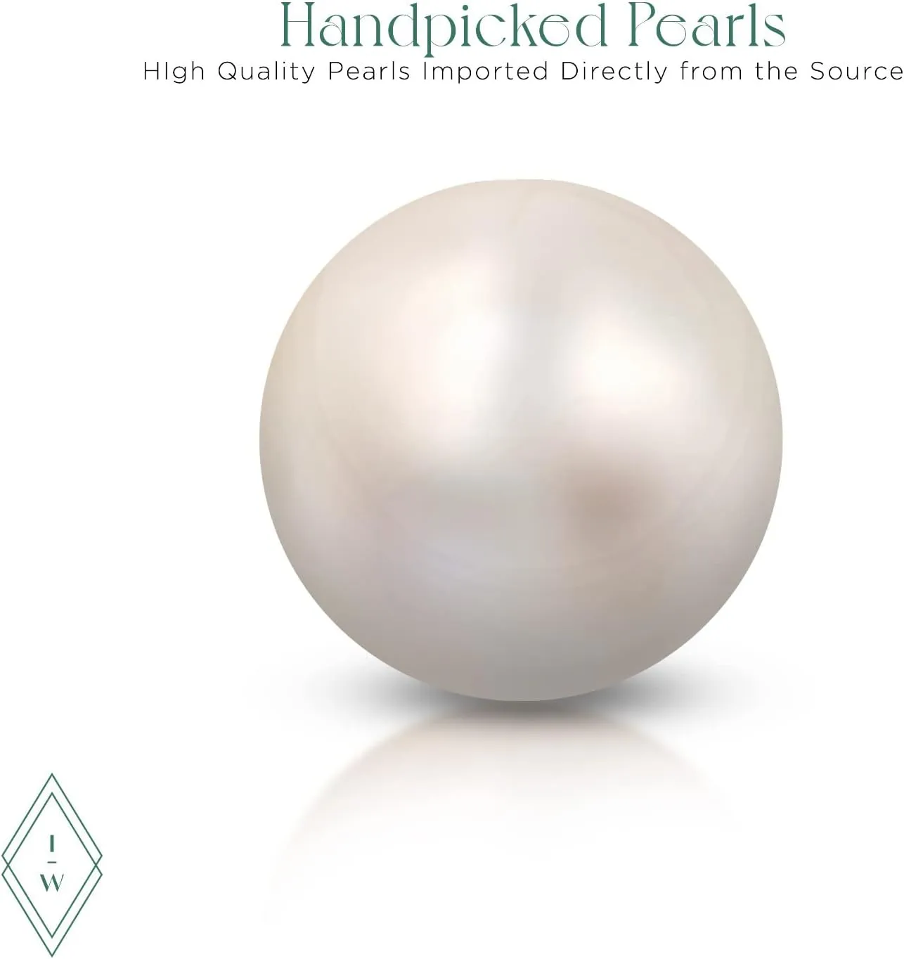 Freshwater Pearl Stud Earrings on Solid 14K Gold Screw Back Posts By ISAAC WESTMAN