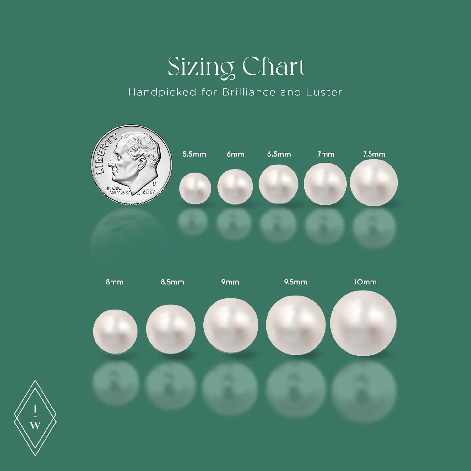 Freshwater Pearl Stud Earrings on Solid 14K Gold Screw Back Posts By ISAAC WESTMAN