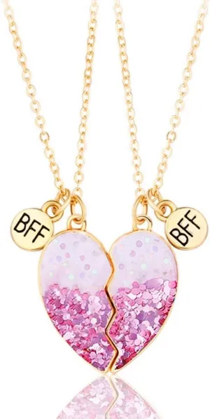 Friendship Necklace Best Friend Necklace Matching Magnetic Unicorn Mermaid BFF Necklace for 2 Girls Friendship Gifts