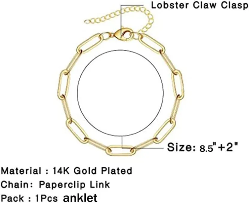 Fuqimanman2020 Sweet Enamel Forever Love Heart Shape Link Bracelet Paperclip Chain Stainless Steel Necklace for Mom Wife Lover Valentine's Day Preppy Jewelry
