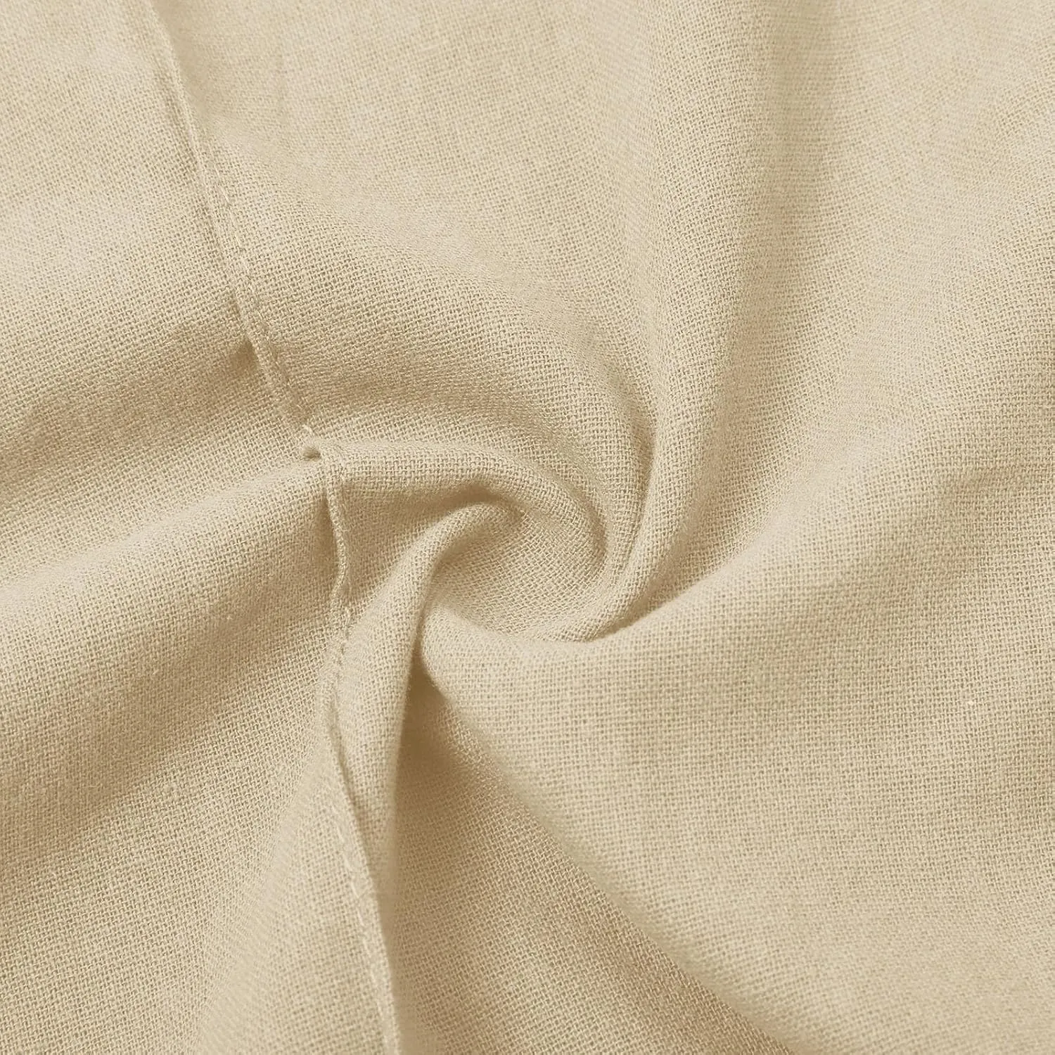 GIERIDUC Women's Cotton Linen Summer Palazzo Pants Casual Flowy Wide Leg Beach Trousers with Pockets Spring Outfits 2025