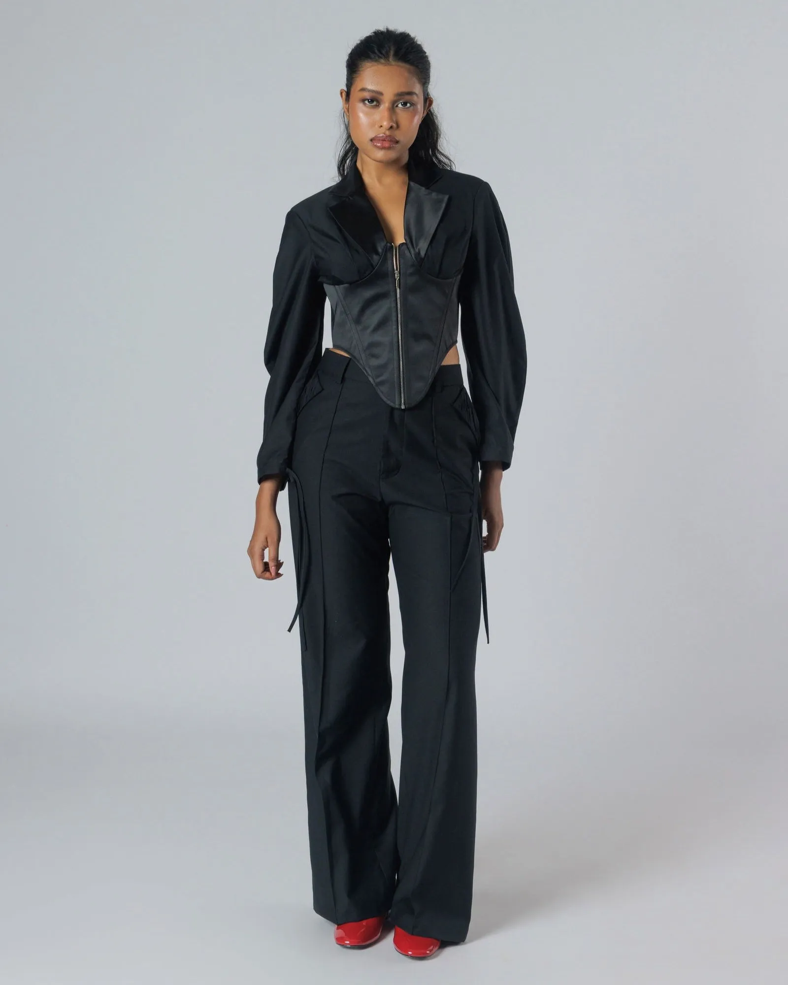 JAWDROP TUXEDO TOP