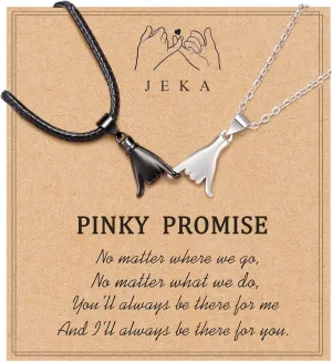 Jeka Anniversary Birthday Gift for Couple Boyfriend Gifts, Matching Necklace for Couples Stuff Engagement Funny Gifts for Girlfriend Husband Wife Him Her