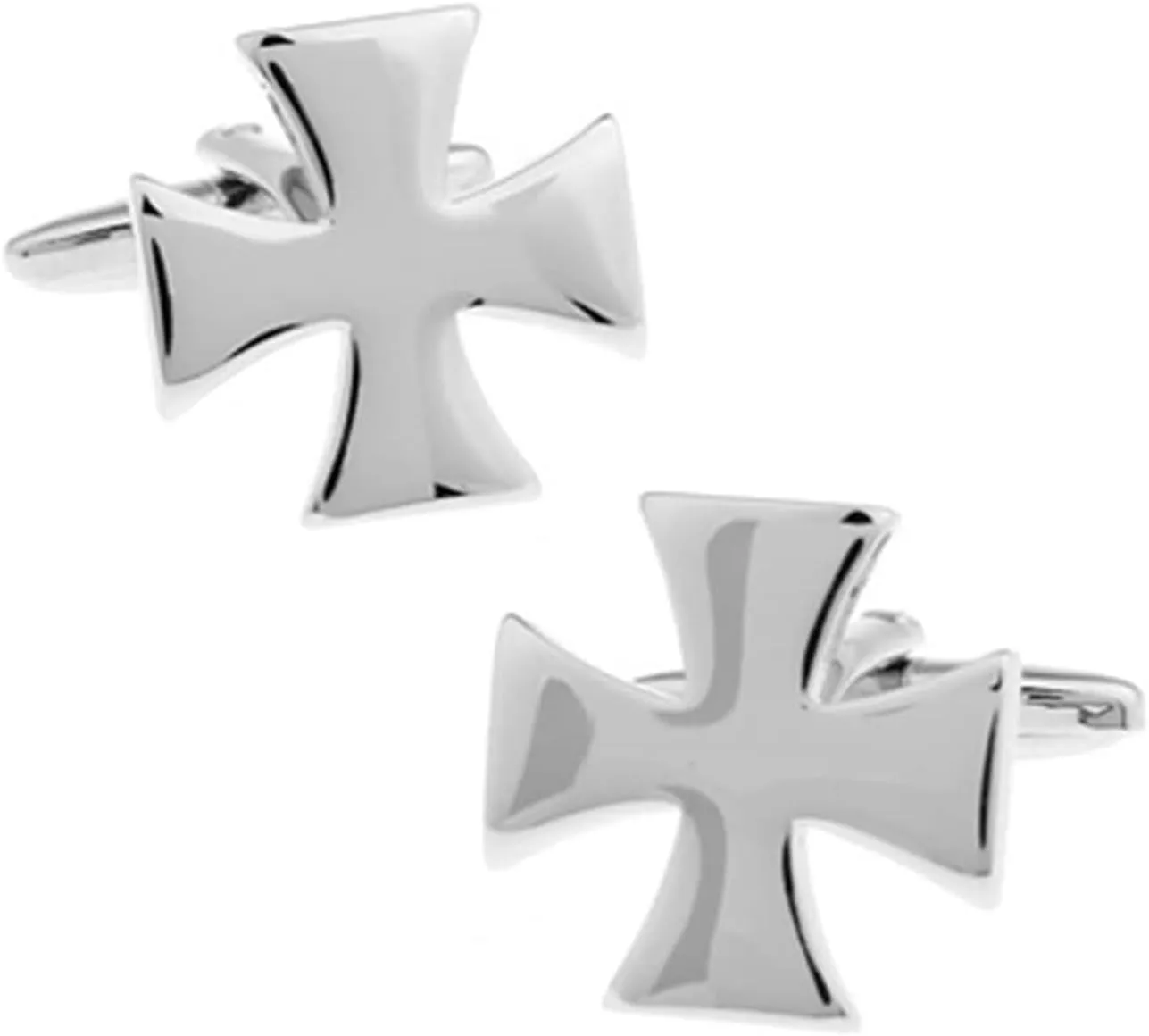 Knights Templar Cross Cufflinks, Elegant Gift for Men with a Historical Design