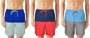 M-CRCB - Wholesale Men's Color Block Swim Trunk