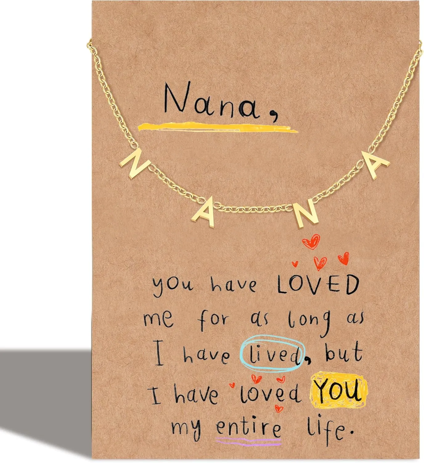 Mama Necklaces Gift for Mother Mom Mothers Day Gold Pendant Necklace New Mom Mother-in-Law Mother's day Birthday Christmas Gifts Mom Jewelry