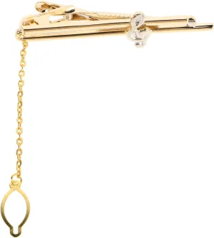 Men Music Note Tie Clip Decorative Necktie Clip For Banquets And Weddings Fashionable Metal Tie Clip Decorative Necktie Clip