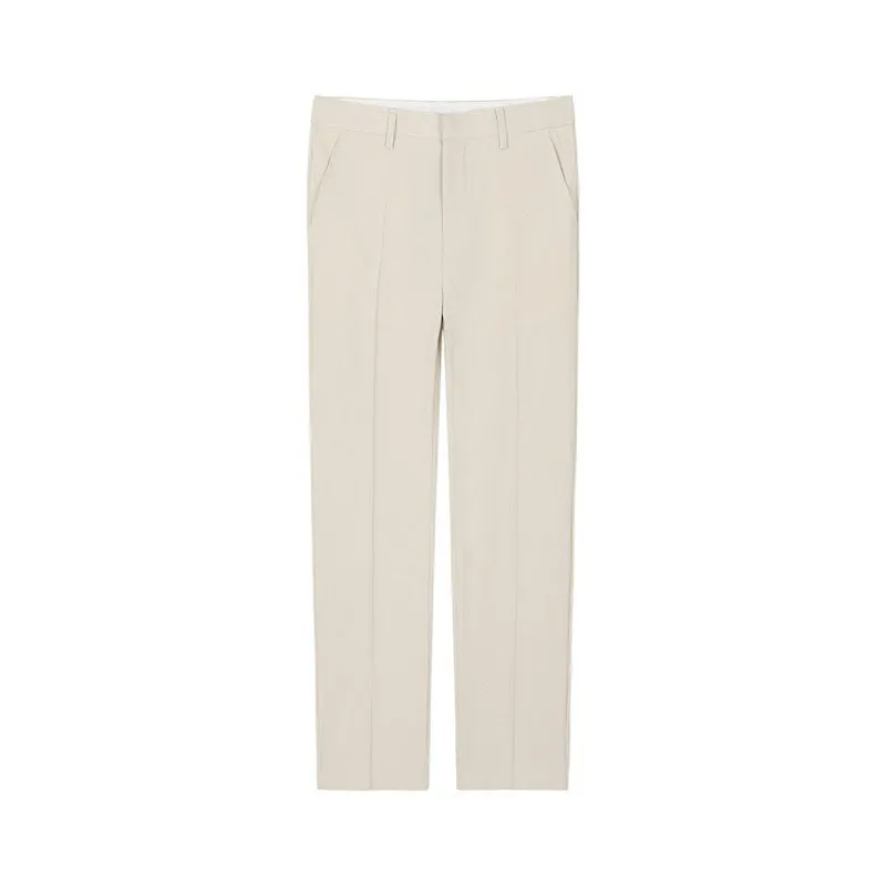 Men's Trousers Loose Straight Cropped Cropped
