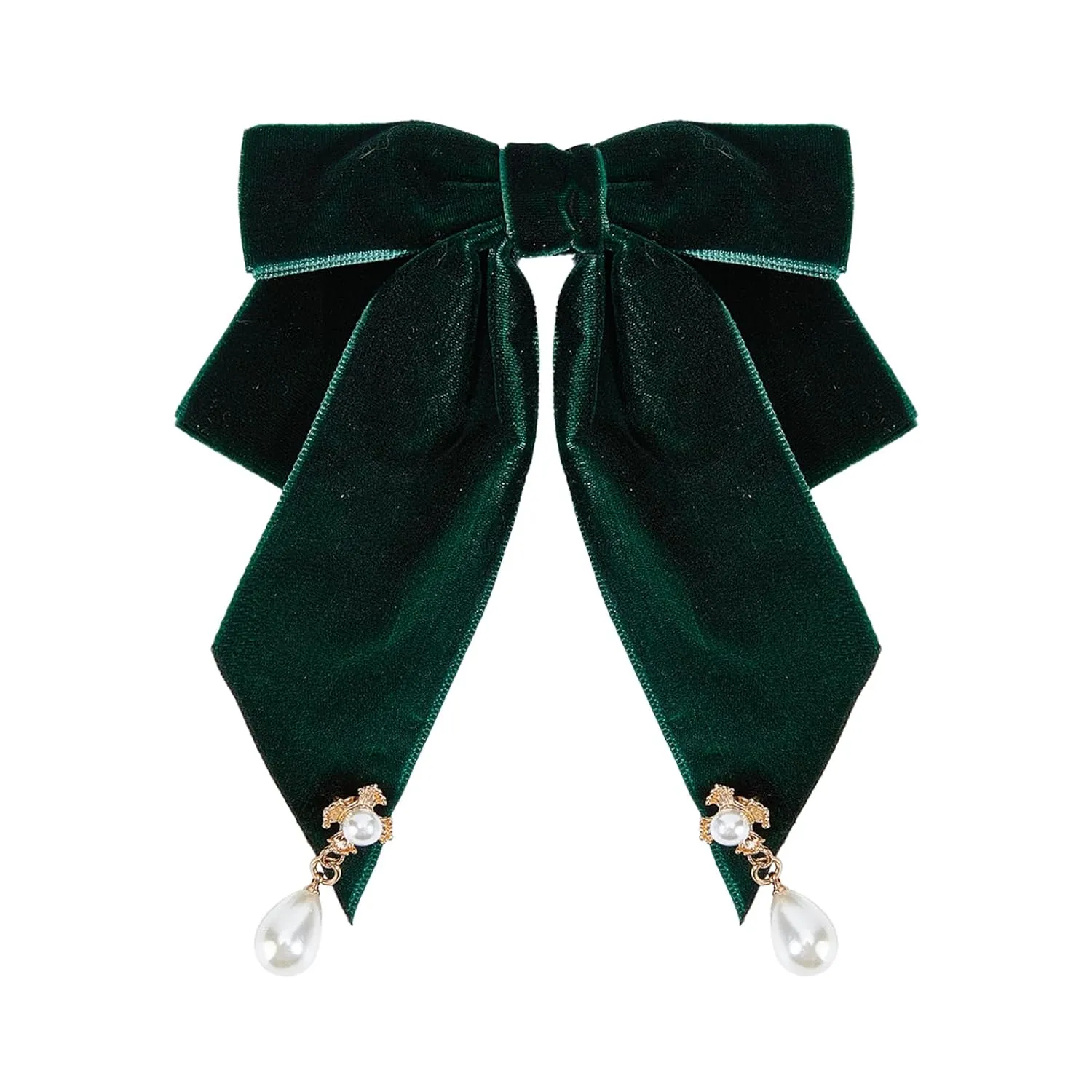 NICENEEDED Retro Velvet Ribbon Bow Tie, Big Bow Knot Brooch Necktie Pin, Pre-Tied Bowknot Collar Lapel Pins Scarf Clip Suit Dress Shirt Bouquet Corsage Brooches Fashion Jewelry