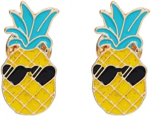 Opexicos 2Pcs Pineapple Enamel Pin Badge Brooch