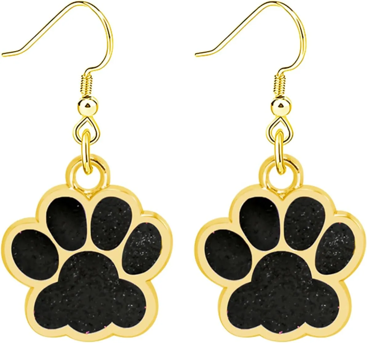 Paw Print Earrings Cute Dog Cat Animal Paw Earring