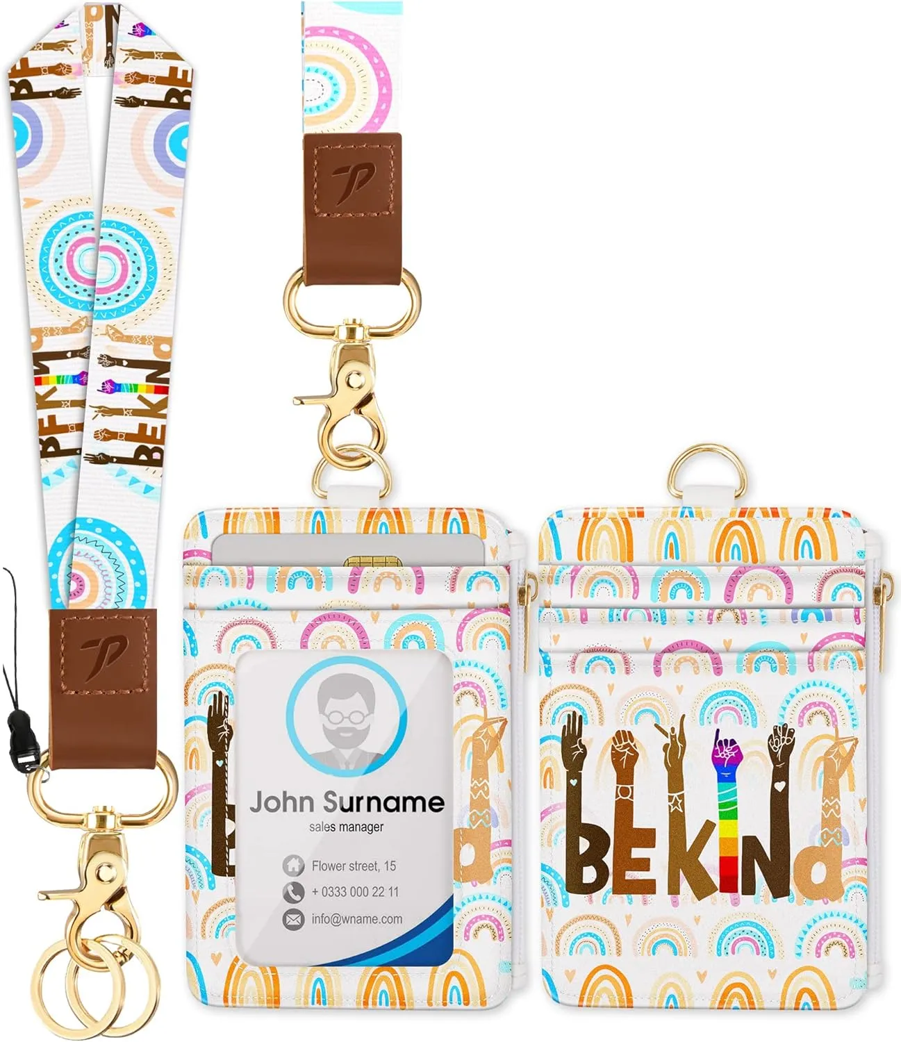 Plifal Lanyards for Keys Wristlet Keychain Wrist Lanyard Wallet for Women Wristlet Strap