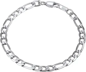 PROSTEEL 316L Stainless Steel Bracelet For Men, Stylish Figaro Chain, W:6mm-13mm, L:7.5"/8.3"/9", Hypoallergenic Jewelry, Black/Gold/Silver Tone, Come with Box