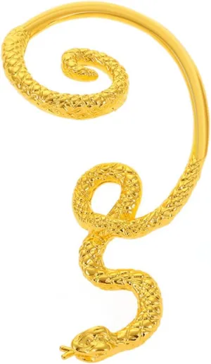 Punk Style Snake Ear Cuff Earrings for Women Unique Clip Jewelry No Piercing Required for Festivals and Parties Eye Catching Design