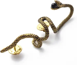Snake Brooch Metal Vintage Brooch for Women and Men - Lapel Pin, Hat Pin - Birthday and