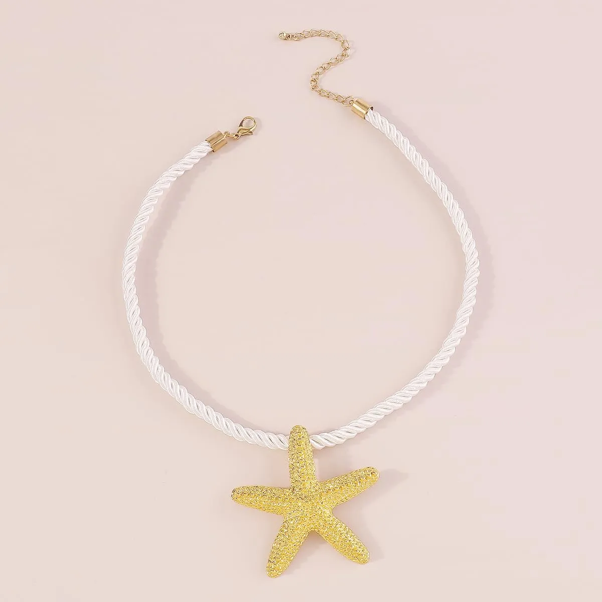 Sora Tuki Gold Starfish Earrings Stud Silver Starfish Necklace for Women Gold Beachy Earrings Beach Necklace Summer Jewelry