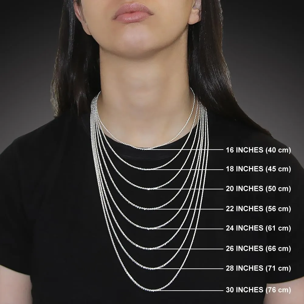 Sterling Silver Square Snake Chain Necklaces & Bracelets thin 1mm Nickel Free Italy, Sizes 7-30 inch