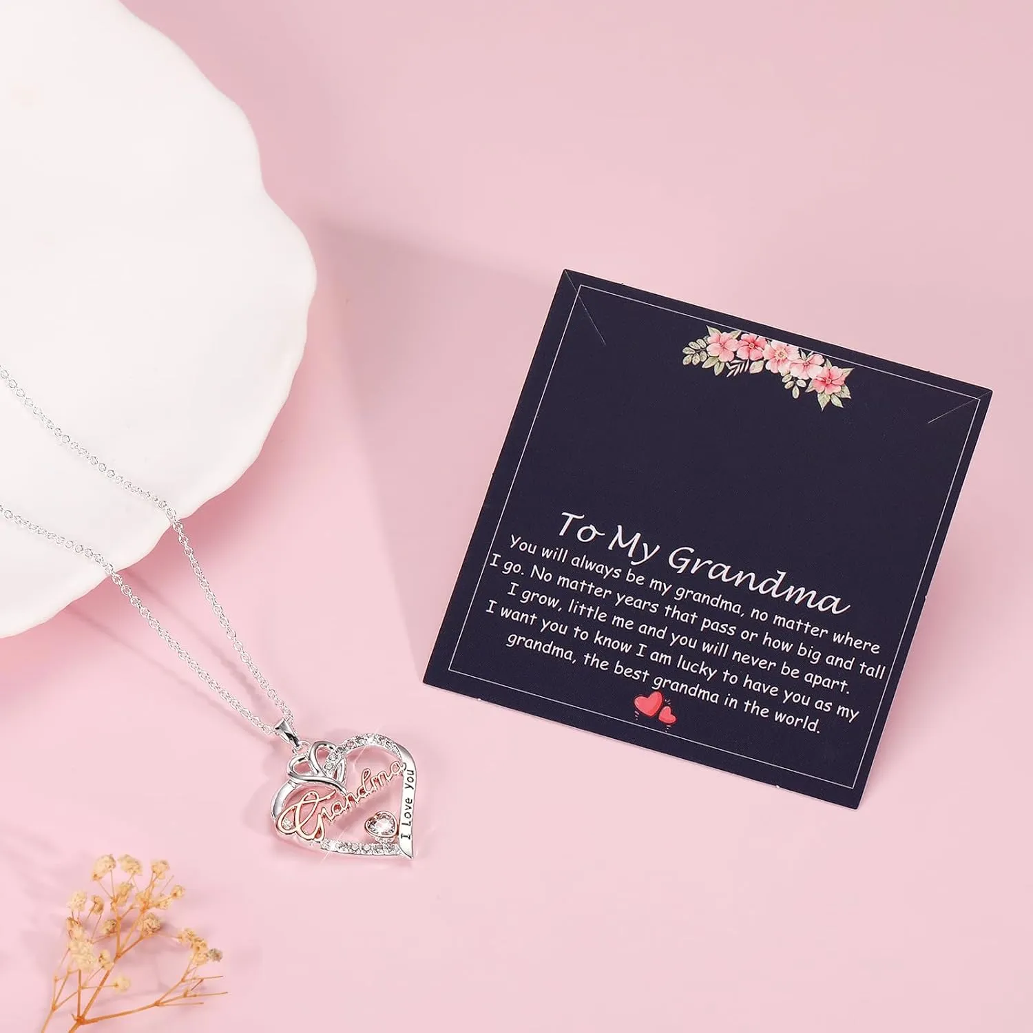 Teacher Appreciation Gifts Mothers Day Gifts,Mom Grandma Nana Aunt Necklace,Birthday Christmas Jewelry Gifts
