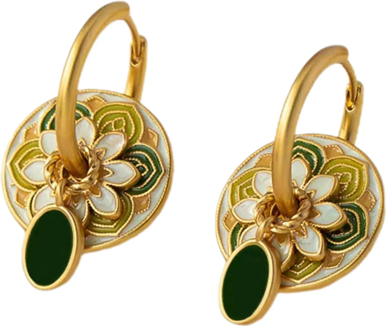Vintage Drop Oil Earrings Stylish Ear Cuff Fashion Jewelry for Women Comfortable and Hypoallergenics Ear Buckles