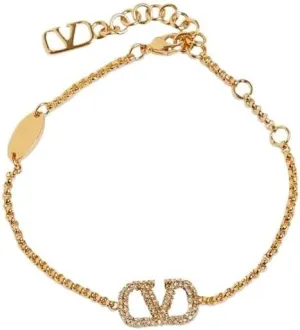 Women's bracelet, V letter full inlaid bracelet rhinestone letter bracelet fashionable versatile bracelet for women