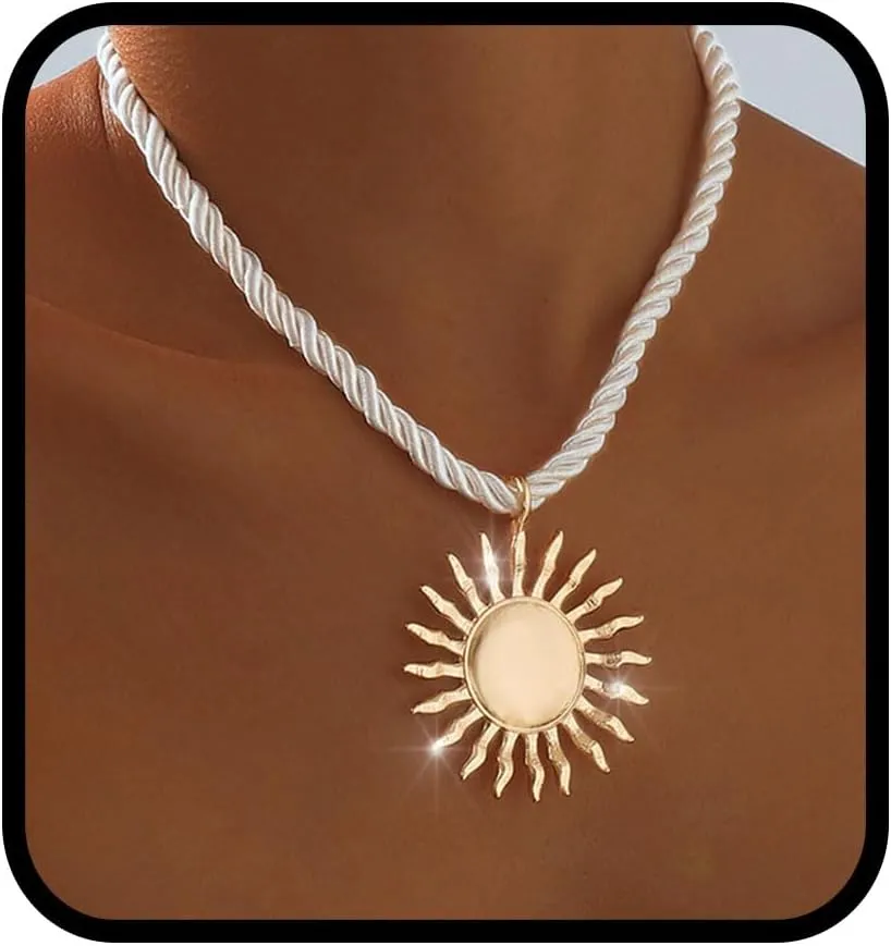 Yalice Boho Seashell Pendant Necklace for Women Beach Starfish Conch Necklaces Charm Shell Jewelry for Summer Accessories Gift