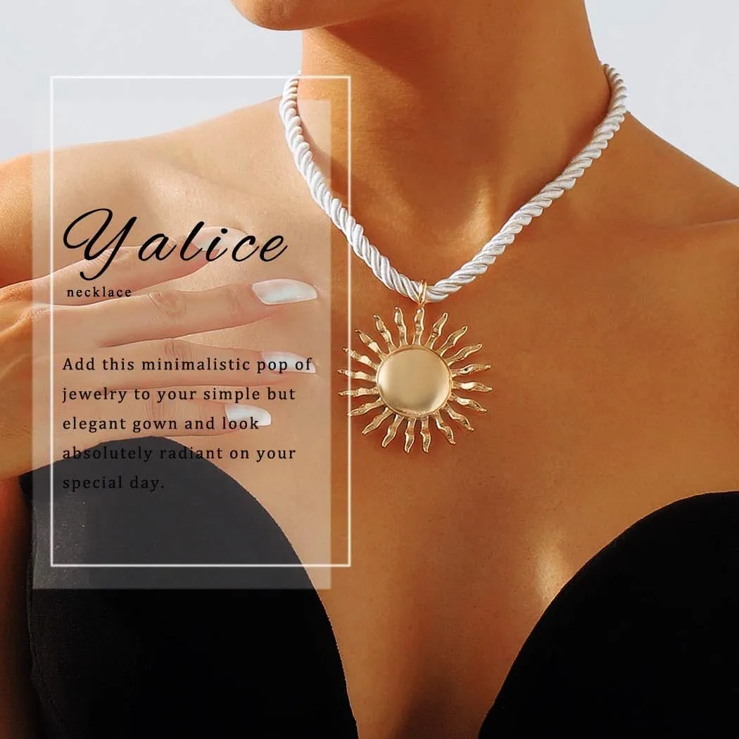 Yalice Boho Seashell Pendant Necklace for Women Beach Starfish Conch Necklaces Charm Shell Jewelry for Summer Accessories Gift